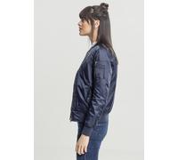 URBAN CLASSICS Giacca Bomber Leggera Donna, Tasca sul Braccio, Giacchetta dal Taglio Classico, Autunnale e Primaverile, Colore: bvlu navy Taglia:XS
