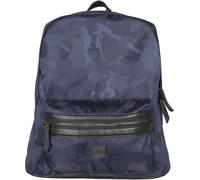 Urban Classics Borsa Camo Jacquard Zaino Navy Camouflage Blu