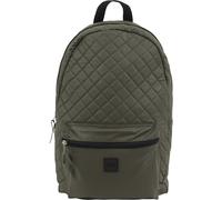 Urban Classics Borsa Diamond Quilt Pelle Imitation Zaino Olive Verde