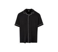 Urban Classics Maglietta da Bowling Camicia, Nero, S Uomo