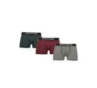Urban Classics Boxer beige / verde scuro / rosso ciliegia / nero Uomo Urban Classics XXL