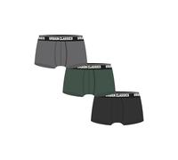 Urban Classics Boxer grigio chiaro / verde scuro / nero / bianco Uomo - Abbigliamento - Intimo - Mutande - Boxer attillati Urban Classics 4XL