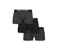 Urban Classics Boxer grigio scuro / nero / bianco Uomo - Abbigliamento - Intimo - Mutande - Boxer attillati Urban Classics XL