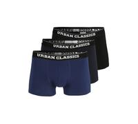Urban Classics Organic Boxer Shorts 3-Pack Biancheria Intima, Darkblue+Navy+Black, XL Uomini
