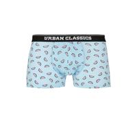 Urban Classics Boxer Shorts 3-pack, Boxer a pantaloncino Uomo, Multicolore (Melon Aop+cha+blk), L
