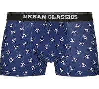 Urban Classics Boxershort Boxer 5-Pack Anchor Nero/Blu/Grigio XXL Nero