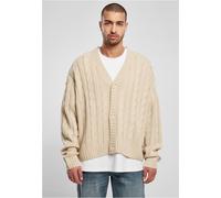 Urban Classics Boxy Cardigan Gilet IN Maglia Uomo Maglia Trecce Gilet Oversize