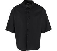 Urban Classics Boxy Cotone Lino Maglietta Uomo Camicia Casual Overshirt Nuovo