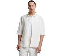 Urban Classics Boxy Cotton Linen Shirt Camicia, Sabbia, M Uomo