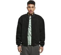 Urban Classics Boxy Sherpa Giacca Oversize Pelliccia Sintetica Polsini a Costine