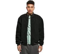 Urban Classics Boxy Sherpa Jacket Giacca, Nero, S Uomo
