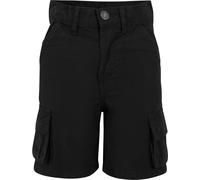 Urban Classics Boys Pantaloncini Cargo con pieghe al ginocchio UCK7359 134/140 Nero