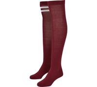 Urban Classics Calze College Da Donna 2-Pack Socken Knielang Kniestrümpfe Sport