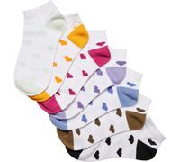 Urban Classics Calzini da ginnastica con cuore in filato riciclato 7 pezzi multicolore EUR 44 Multicolore