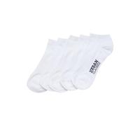 Urban Classics Socks Logo No Show Socks 5-Pack White EUR 44 Bianco