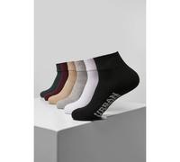 Urban Classics Calzini High Sneaker Socks – 6-Pack Wintercolor – 35-38 Unisex-Adulto