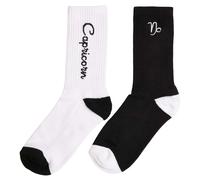Mister Tee Calzini Zodiac 2-Pack Unisex Con Simbolo Dello Zodiaco