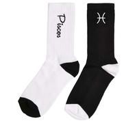 Mister Tee Calzini Zodiac 2-Pack Unisex Con Simbolo Dello Zodiaco