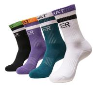 Urban Classics Calzini Whatever 4-Pack Calzini Sportivi Al Polpaccio A Righe
