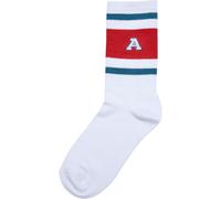Urban Classics Calzino 'College Team' verde scuro / rosso / bianco Donna Urban Classics 43-46 verde scuro / rosso / bianco