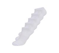 Urban Classics Calzini No Show Socks 5-Pack White EUR 36 Bianco