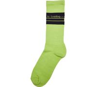 Urban Classics Calzino verde neon / nero / bianco, Taglia 39-42