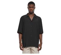 Urban Classics Camicia in Viscosa, Nero, S Uomo