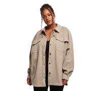Urban Classics Donna Classic Overshirt light taupe 5XL Grigio