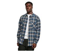 Urban Classics Camicia Lake Check Shirt S Blu
