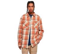 Urban Classics Camicia A Maniche Lunghe Long Oversized Checked Leaves