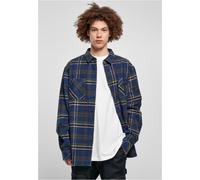 Urban Classics Camicia a quadri Mountain Shirt blu scuro/verde scuro S Blu