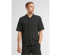 Urban Classics Camicia a righe Resort Shirt TB7342 M Nero