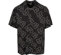 Urban Classics Camicia AOP Resort in viscosa M Nero
