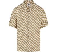 Urban Classics Camicia AOP Resort in viscosa XXL Cachi