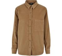 Urban Classics Camicia a maniche lunghe in velluto a coste oversize da donna