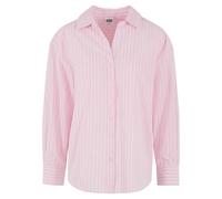 Urban Classics Ladies Ladies Oversized Camicetta a righe TB7176 S Rosa