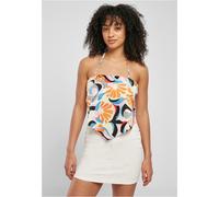 Urban Classics Camicia da donna Donna Cropped Aop Satin Triangle Top Magicmangoabstract M Multicolore