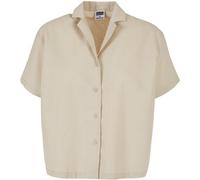 Urban Classics Camicia da donna in lino misto resort 5XL Beige