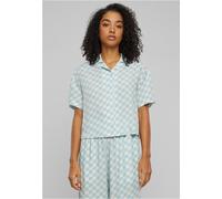 Urban Classics Viscose Resort Short Sleeve Shirt Blu L Donna