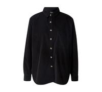 Urban Classics Camicia femminile Camicia da donna in velluto a coste Oversized Shirt Nero 5XL Nero