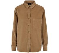 Urban Classics Ladies Corduroy Oversized Shirt Camicia, Warmsand, XXXL Donna