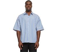 Urban Classics Tb6658-striped Short Sleeve Summer Shirt Camicia, Bianco/Blu, XXXXL Uomo