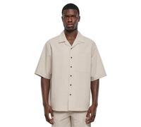 Urban Classics Camicia da Uomo Relaxed Seersucker a Maniche Corte Cloud XL, Cloud, XL