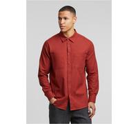 Urban Classics Flanell Long Sleeve Shirt Rosso M Uomo