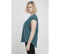 Urban Classics Ladies Basic Shaped Tee Maglietta, Verde (Teal), XXL Donna