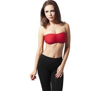 Urban Classics Camicia femminile Donna Lacci a fascia Rosso S Rosso