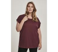 Urban Classics Camicia femminile Donna Spalla estesa Tee Redwine M Rosso