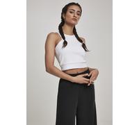 Urban Classics Camicia femminile Donna Top corto quadrato White XS Bianco