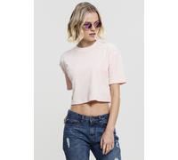 Urban Classics Camicia femminile Ladies Velvet Short Kimono Tee Pink L Rosa