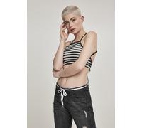 Urban Classics Camicia femminile Top a triangolo da donna nero/grigio XL Nero